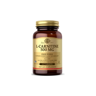 Solgar L-Carnitine 500 mg 60 Tablets front